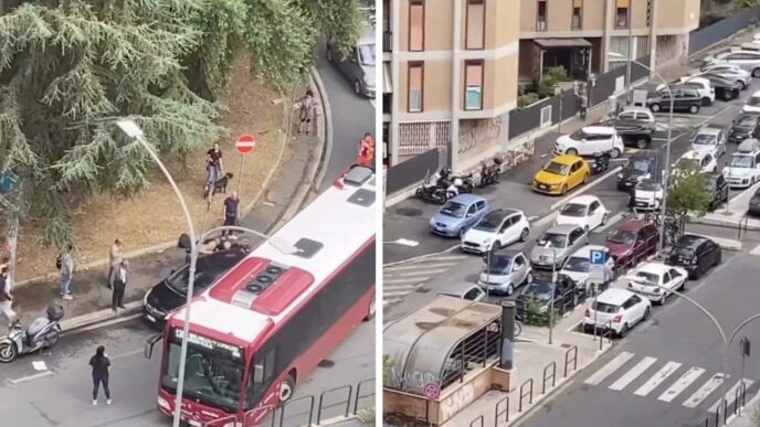 Traffico Paralizzato Al Quarti