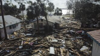 Uragano Helene devastazione e