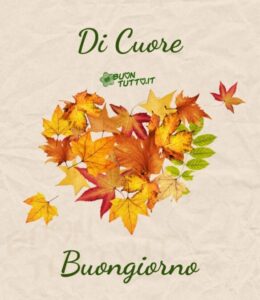 Immagini Buongiorno Autunnale Meraviglioso Grande Cuore Di Foglie 960X1110 1