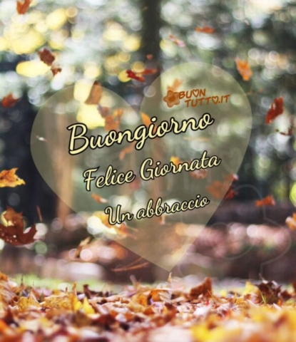 Immagini Buongiorno Autunnale Paessaggio Grande Cuore Felice Giornata Un Abbraccio 960X1110 3