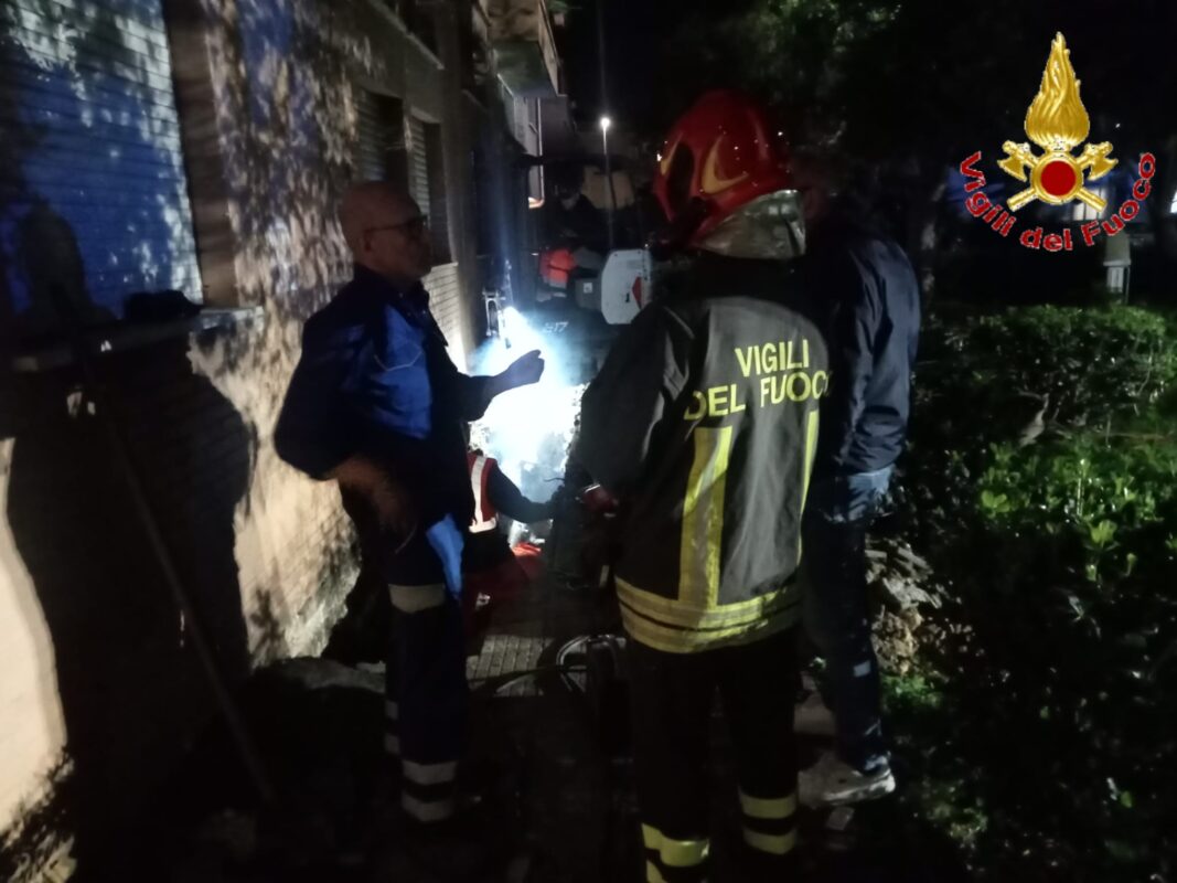 Civitavecchia: interventi dei Vigili del Fuoco per maltempo e fuga di gas