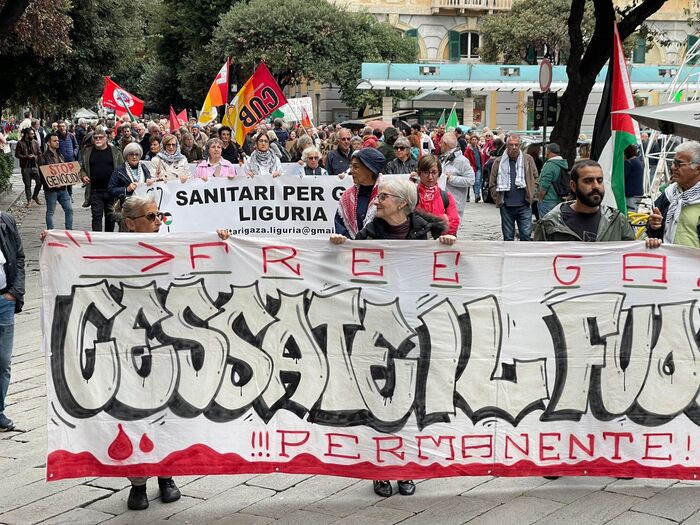 Corteo a Savona per una Gaza in cerca di pace: la richiesta di un cessate il fuoco permanente