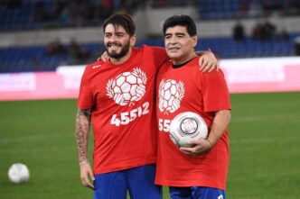 Diego Maradona Junior Alla Gui