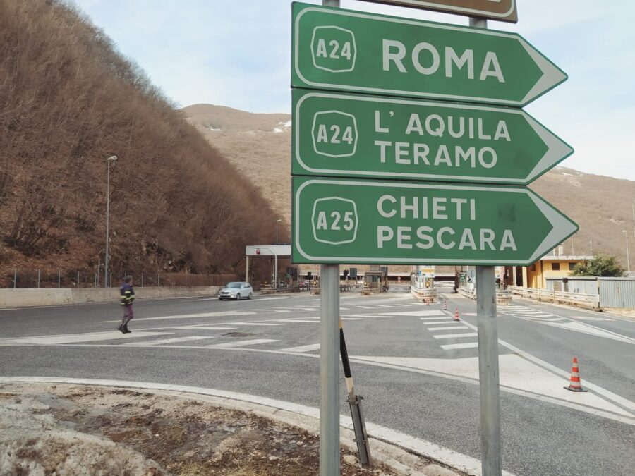 Grave incidente sulla A24: veicolo distrutto tra Tagliacozzo e Carsoli Oricola