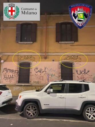 Identificato il graffitaro 22Sa