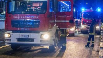 Incendio In Serata A Napoli I