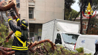 Maltempo Provoca La Caduta Di