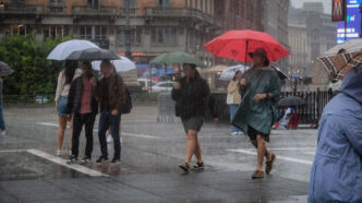 Milano Sotto La Pioggia Disag