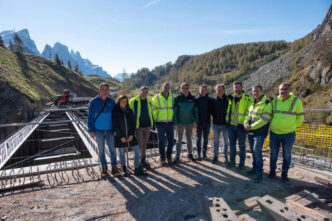 Nuovo ponte in acciaio sul Cis