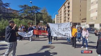 Protesta Degli Studenti Di Cal