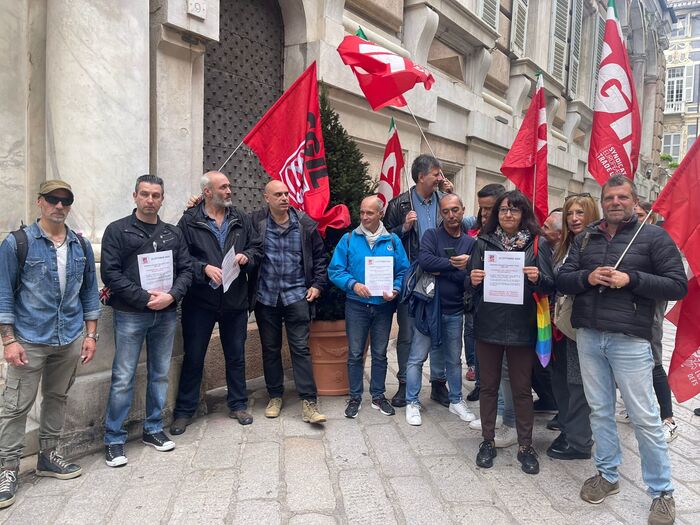 Protesta Dei Lavoratori Del Te