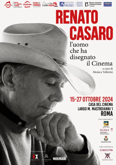 Renato Casaro in mostra alla Casa del Cinema e in altre location romane: un viaggio nell’arte dei manifesti