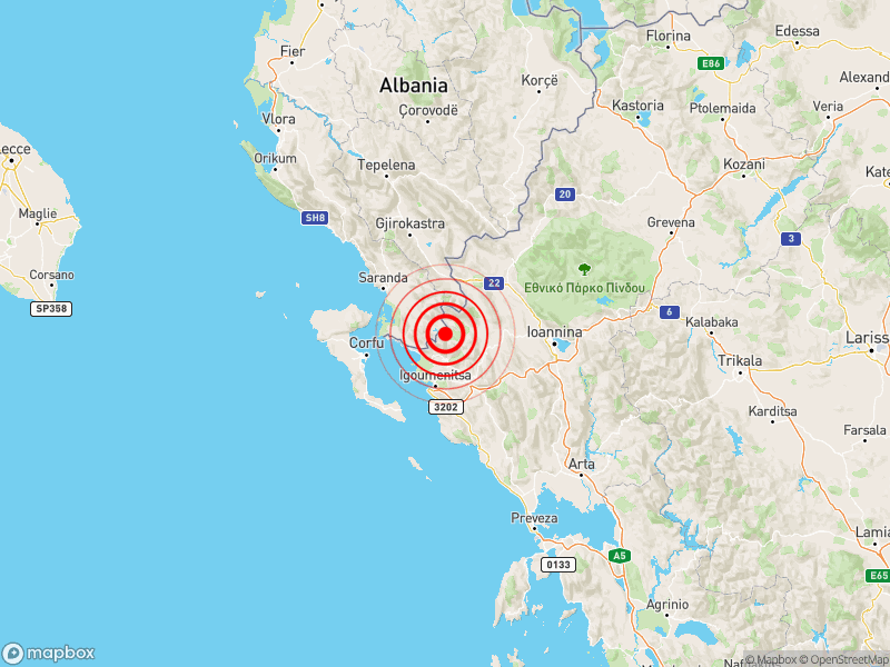 Σεισμός 4,1 Ρίχτερ έπληξε τα σύνορα μεταξύ Ελλάδας και Αλβανίας: λεπτομέρειες και ενημερώσεις
