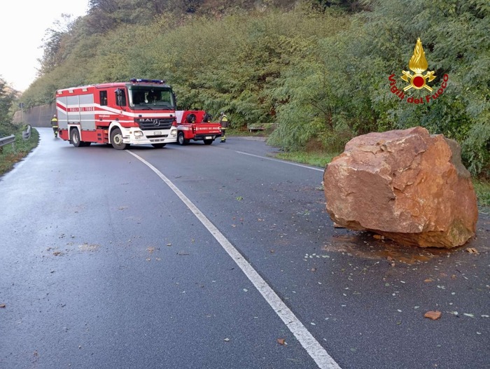 Viabilità in provincia di Savona: maltempo causa gravi disagi e interventi dei vigili del fuoco