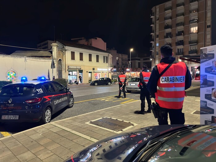 aumento dei controlli a Mestre: 800 persone controllate dai Carabinieri in due settimane