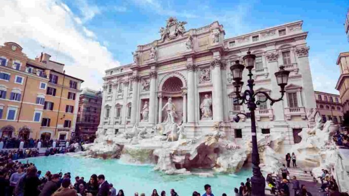 overtourism e fontana di trevi