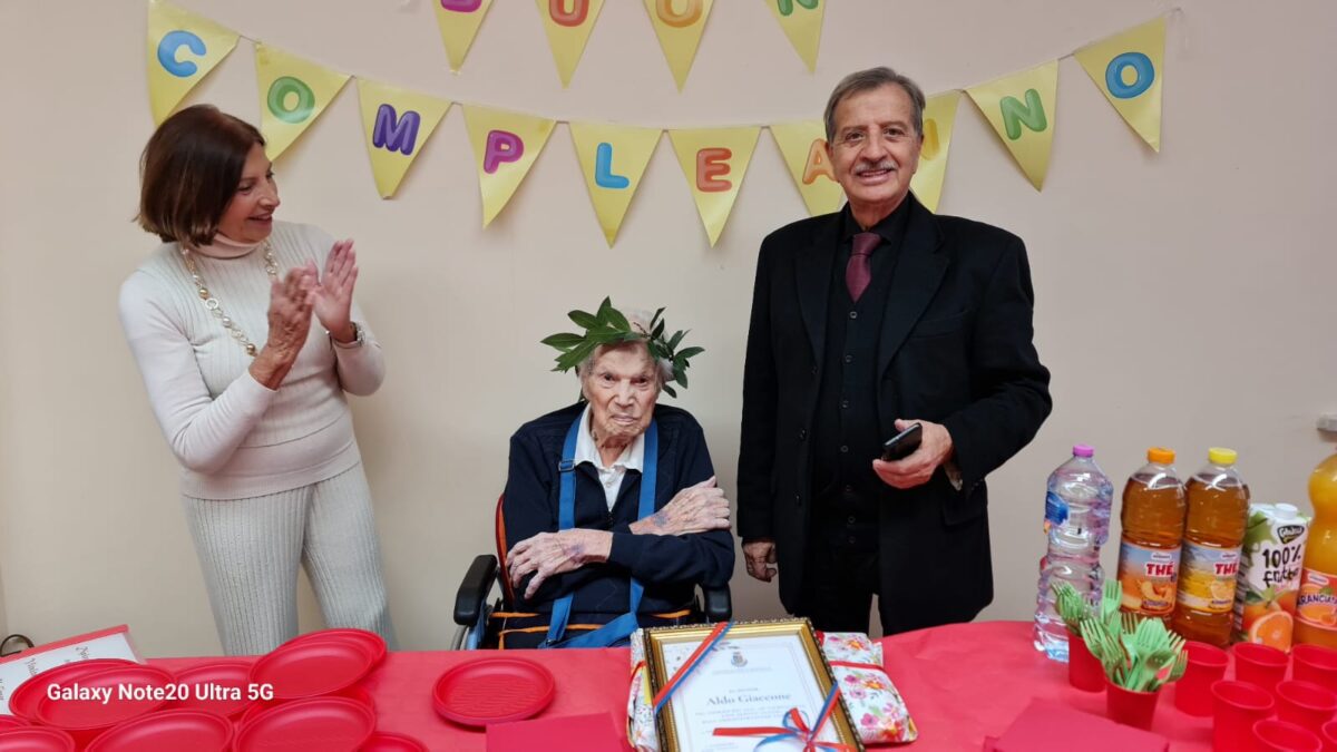 Aldo Giaccone festeggia 108 anni: una vita ricca di esperienze e memorie storiche