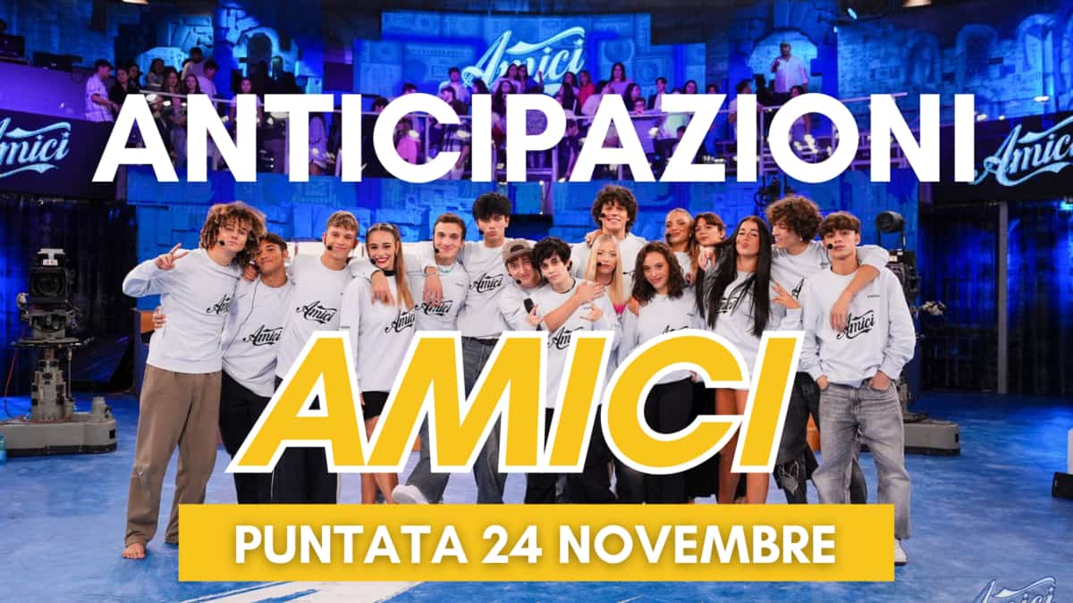 Amici di Maria De Filippi: anticipazioni sulla nona puntata del talent show in onda il 24 novembre 2024