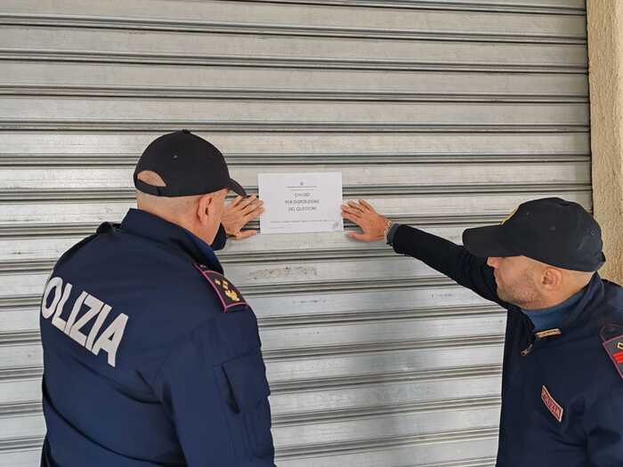 Bar a Lido Tre Archi chiuso per attività illecite e pregiudicati