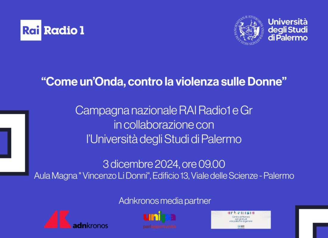 Campagna “Come un’onda contro la violenza sulle donne” a Palermo: Adnkronos partecipa attivamente