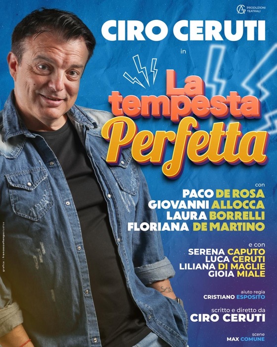 Ciro Ceruti torna in scena con “La tempesta perfetta”: un viaggio tra risate e riflessioni