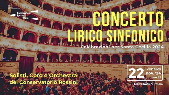 Concerto per Santa Cecilia al Teatro Rossini di Pesaro: un omaggio musicale