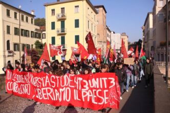 Corteo A Padova3A Gli Studenti