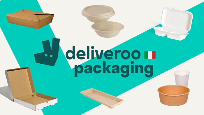 Deliveroo lancia una piattaforma per imballaggi ecologici in Italia e in Europa