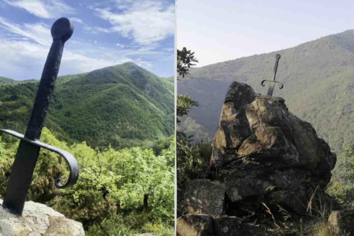 La Spada È Situata Sul Monte Terminillo, In Località 5 Confini,