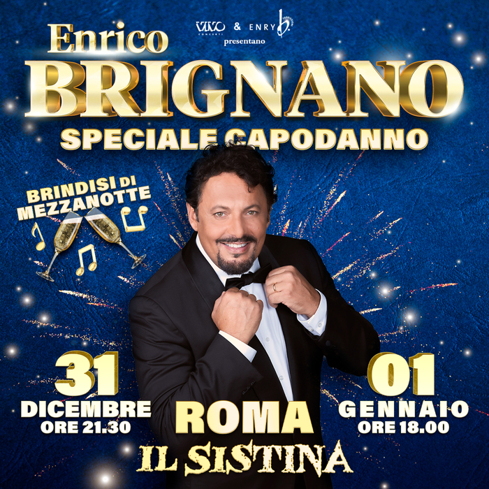 Enrico Brignano porta il suo ‘Speciale Capodanno’ al Teatro Sistina di Roma