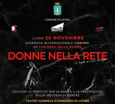 Eventi al teatro D’Annunzio di Latina per la Giornata internazionale contro la violenza sulle donne