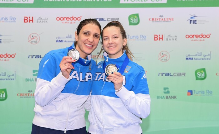 Fioretto femminile: successi italiani a Tunisi con Favaretto d’oro ed Errigo d’argento