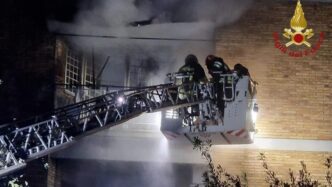 Incendio A Roma3A Tre Donne Fer