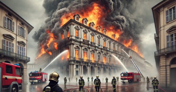 Incendio al Palazzo dello Spaccio di Torino: Un Campanello d’Allarme per la Sicurezza Urbana