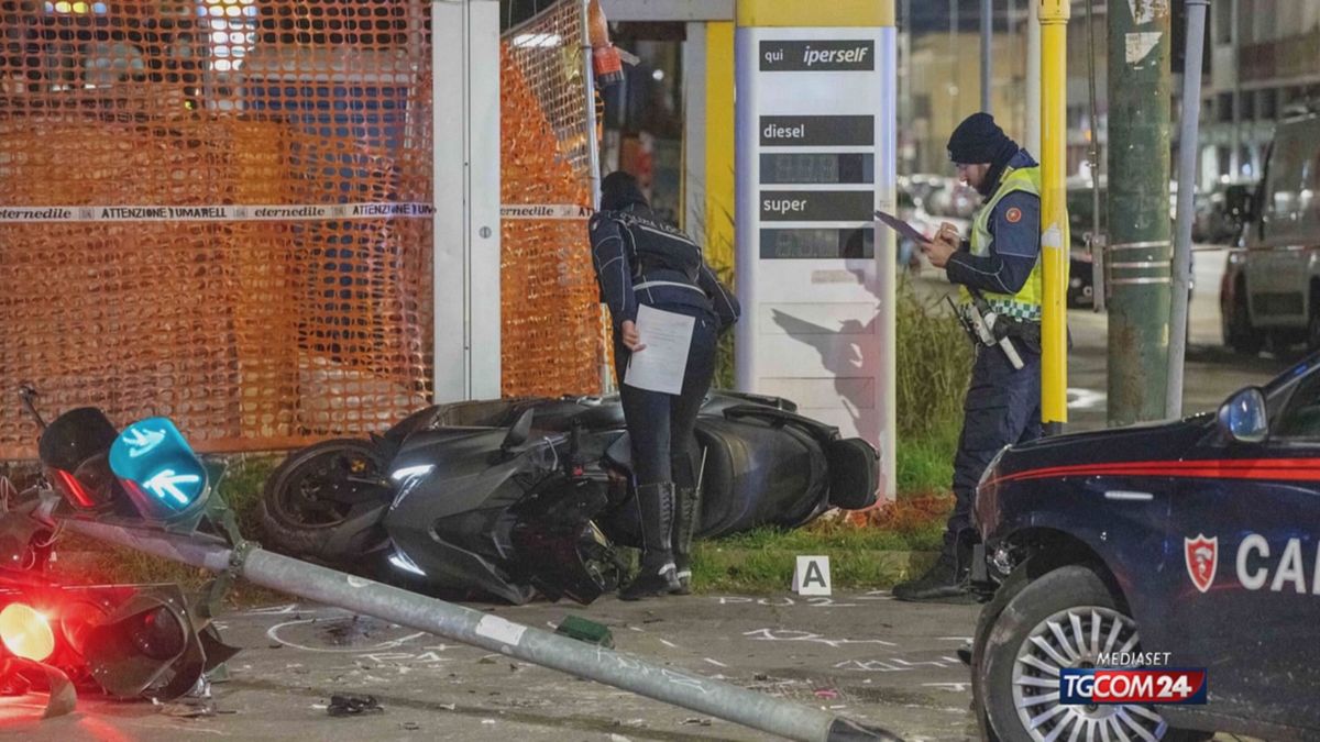 Incidente a Milano: scooter scivola durante l’inseguimento, dettagli ricostruiti dai carabinieri