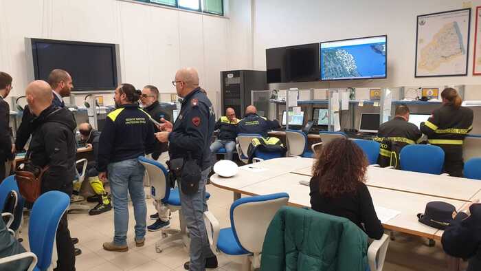 Incontro della Sala operativa integrata di Ascoli per il monitoraggio delle emergenze