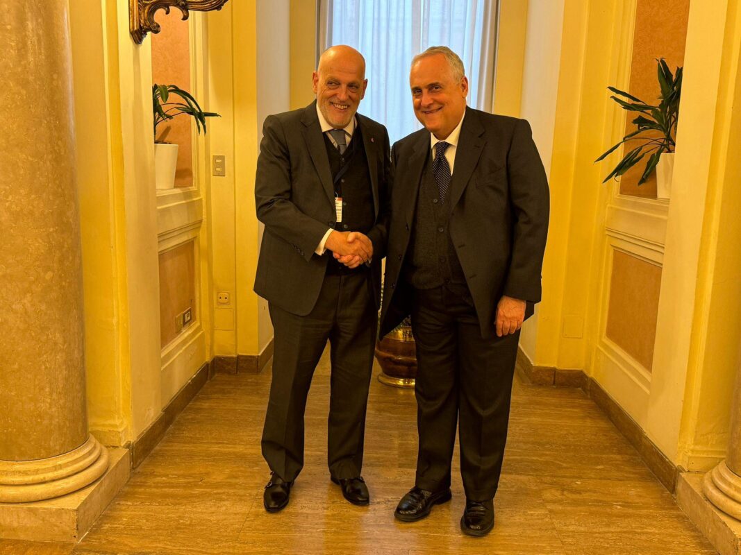 Javier Tebas incontra Claudio Lotito: una collaborazione per combattere la pirateria nel calcio europeo