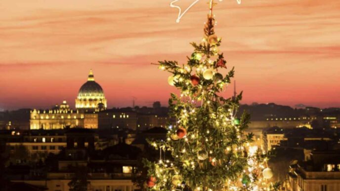 il Villaggio di Natale, il più grande negozio natalizio della capitale.