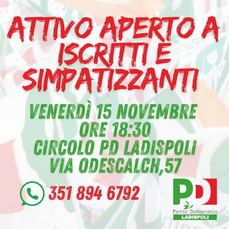 Ladispoli3A Incontro Del Pd Per