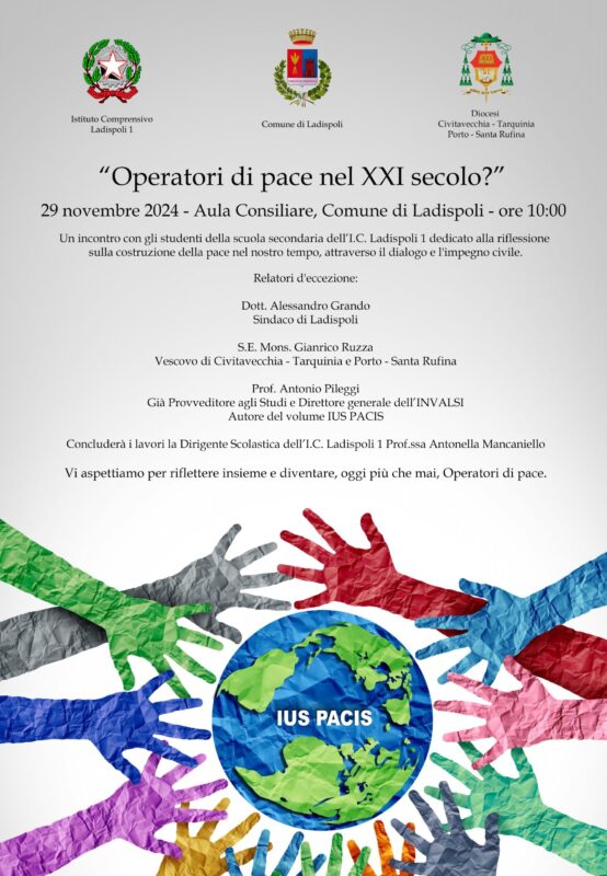 Ladispoli ospita il convegno “Operatori di pace nel XXI secolo?” il 29 novembre