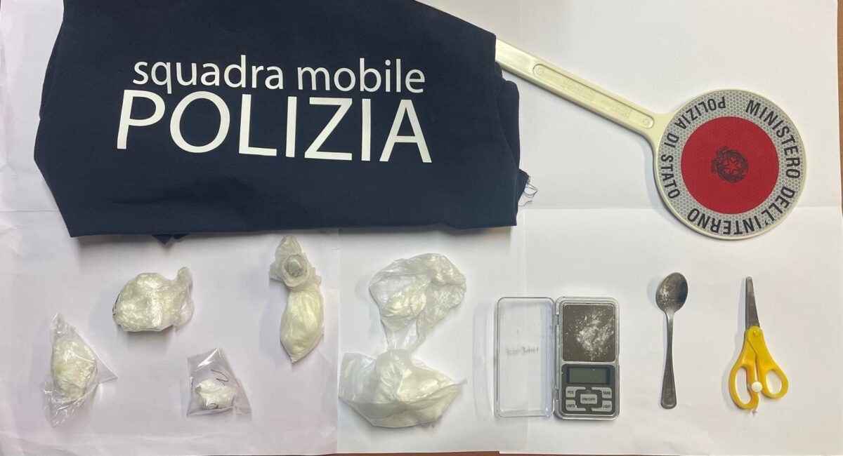 Maxi operazione antidroga a Pescara: arrestato un pregiudicato con oltre 144 grammi di cocaina