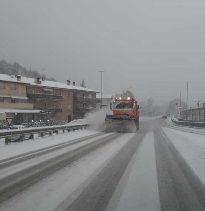 Nevicate in arrivo a Trento: previsioni segnalano accumuli durante la notte