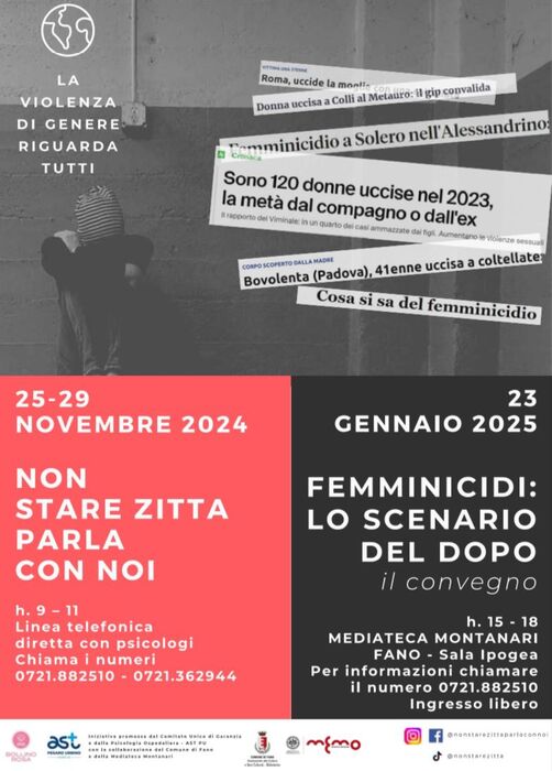 Pesaro Urbino lancia una campagna di sensibilizzazione per combattere la violenza sulle donne