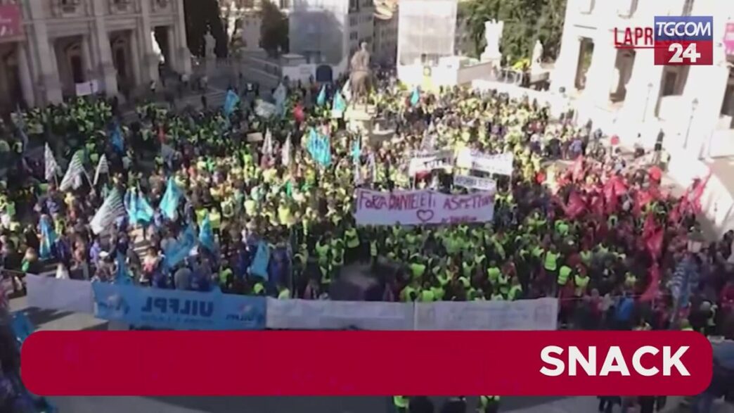 Protesta A Roma3A Sindacati Di