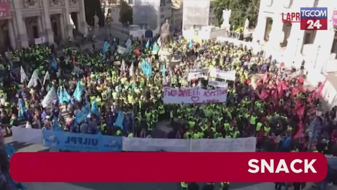 Protesta A Roma3A Sindacati Di