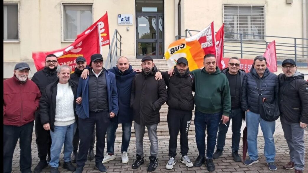 Protesta Dei Sindacati Al Pres