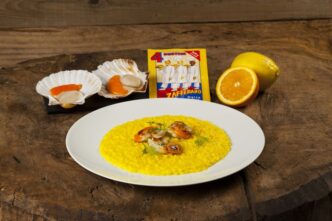 Risotto alla milanese3A un simb