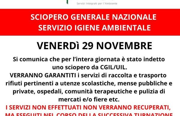 Sciopero Del 29 Novembre A Cer