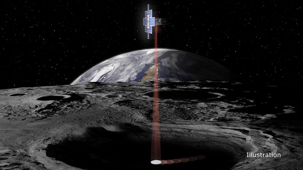 Test al laser sulla Luna3A la N