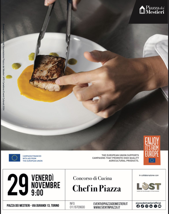 Torino ospita la dodicesima edizione di ‘Chef in Piazza’: giovani chef in competizione con i formaggi LoST